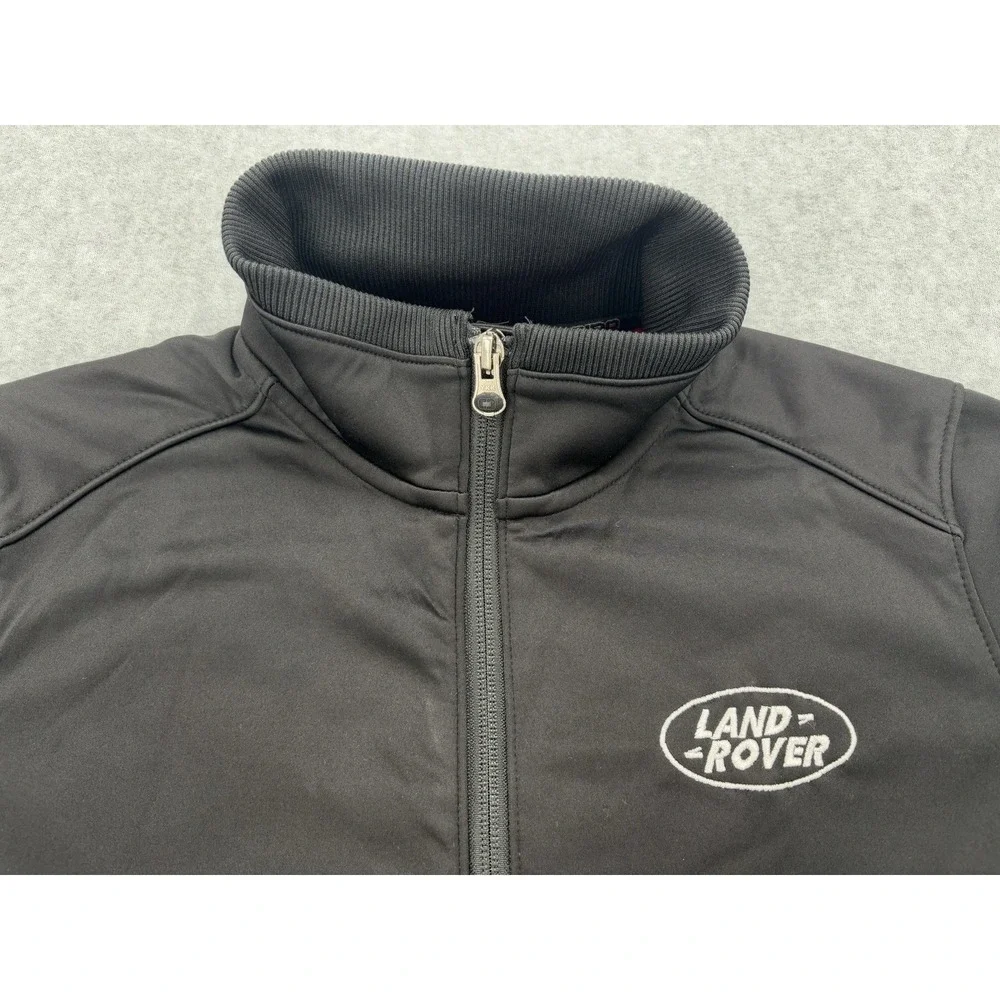 Land‎ Rover Ogio Soft Shell Jacket Black Full Zip Logo Men's Small
